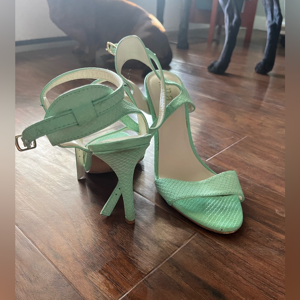 Teal A.N.A. heels